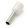 E0508I – Terminal Ilhós tubolar simples branco 0,5mm²