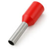 E1008I – Terminal Ilhós tubolar simples vermelho 1mm²