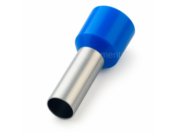 E16-12I – Terminal Ilhós tubolar simples azul 16mm²