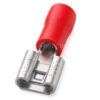 FDD1.25-250I - Terminal Fêmea Faston pré isolado 0,5 á 1,5mm² gaveta 6,3mm