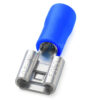 FDD2-250I - Terminal Fêmea Faston pré isolado 1,5 á 2,5mm² gaveta 6,3mm