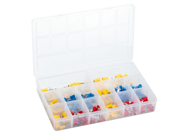 Kit Terminais Pré isolados Olhal, Garfo, Macho e Fêmea 240 peças