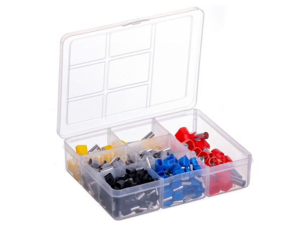 Kit Terminais ilhós duplos 2x 1,5 até 10mm² 245 peças