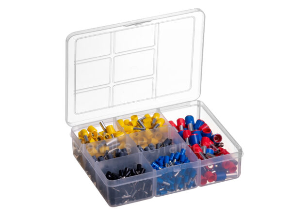 Kit Terminais Ilhós tubolar 1,5 até 16mm² 470 peças