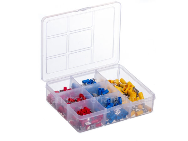 Kit Terminais Fêmea isolados 0,5 até 6mm² 250 peças