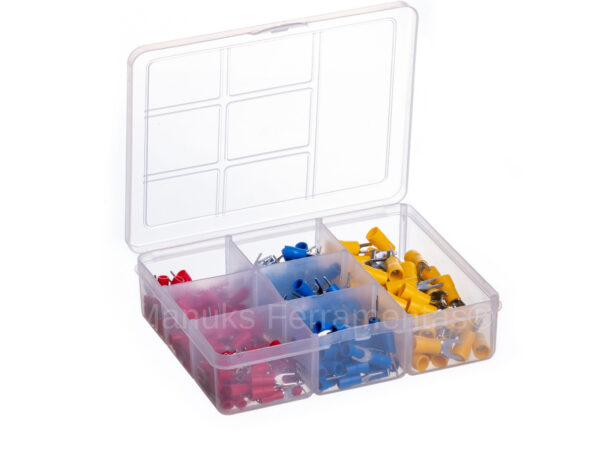 Kit Terminais Forquilha isolados 0,5 até 6mm² 250 peças
