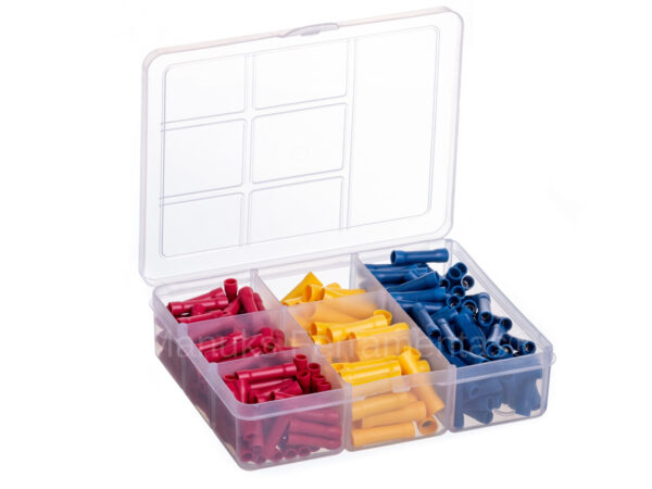 Kit Terminais Luva emenda isolados 0,5 até 6mm² 250 peças