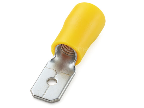 MDD5.5-250I - Terminal Macho Faston pré isolado 4 á 6mm² gaveta 6,3mm