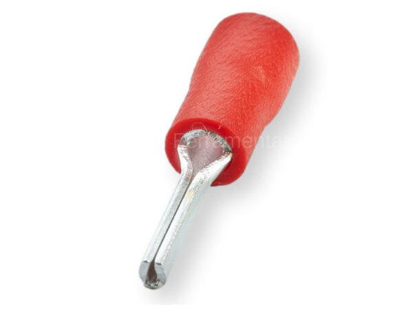 PTV1.25-10I - Terminal Pino pré isolado 0,5 á 1,5mm² M10
