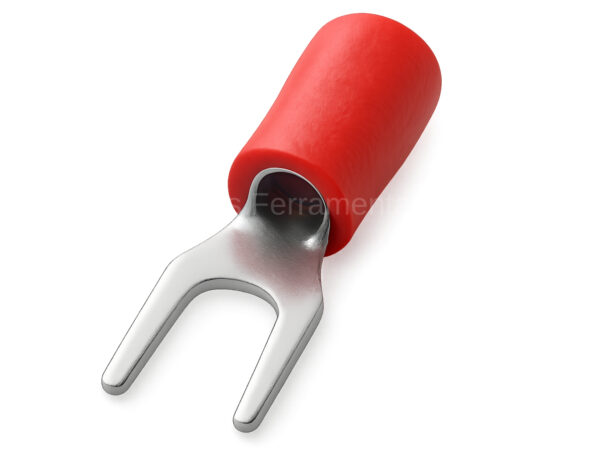 SV1.25-4I - Terminal Forquilha pré isolado 0,5 á 1,5mm² M4
