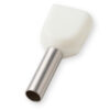 TE0508I - Terminal Ilhós tubolar duplo branco 2x 0,5mm²