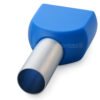 TE16-14I - Terminal Ilhós tubolar duplo azul 2x 16mm²