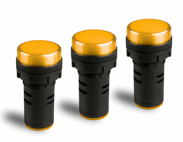 AD22-22DS-AM – Sinaleiro de Led bivolt 110-300v comando Amarelo