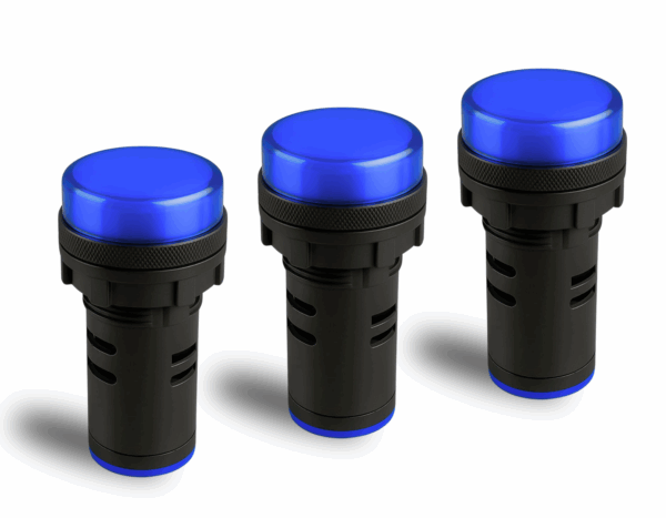 AD22-22DS-AZ – Sinaleiro de Led bivolt 110-300v comando Azul