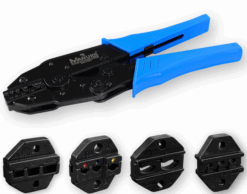 Kit Alicate + 5 Mandíbulas de crimpar terminais Diversos