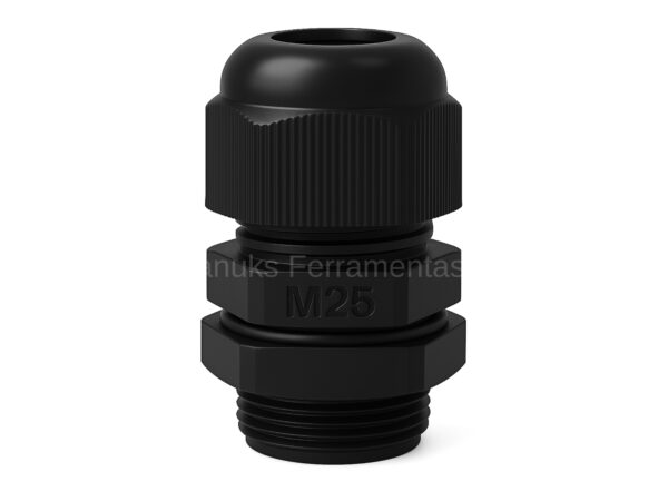 Prensa cabo de Nylon M25 preto 3/4" 19mm