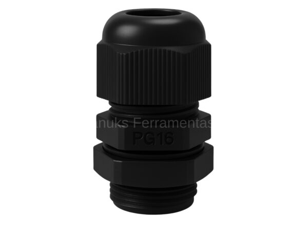 Prensa cabo de Nylon PG16 preto 5/8" 15,8mm
