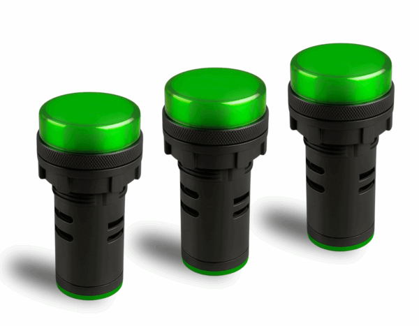 AD22-22DS-VD – Sinaleiro de Led bivolt 110-300v comando Verde