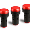 AD22-22DS-VM – Sinaleiro de Led bivolt 110-300v comando Vermelho