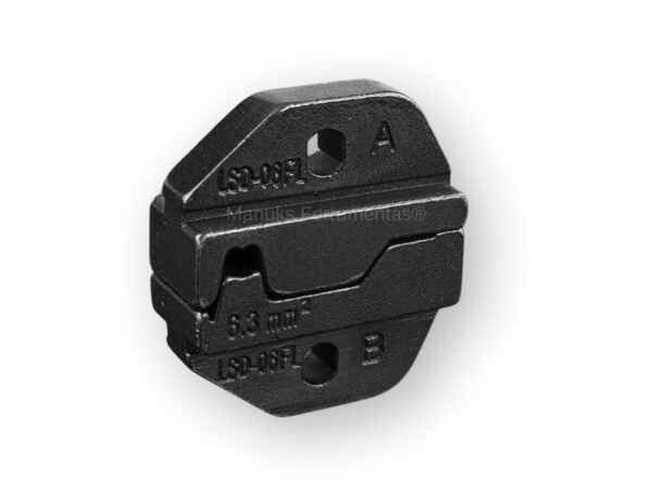 Mandíbula crimpar terminal Bandeira sem isolação 6,3mm cabos 0,5 á 6mm²